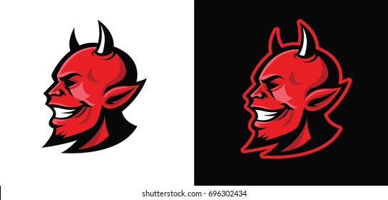 devil head vector illustration