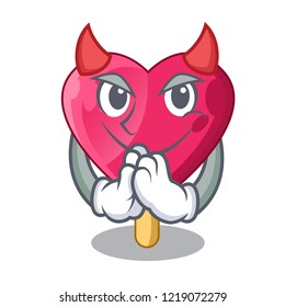 Devil heart shaped ice cream the cartoon