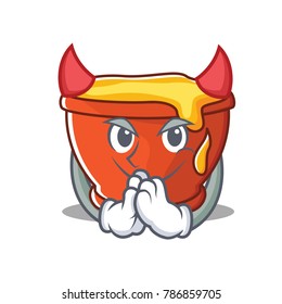 Devil honey character cartoon style