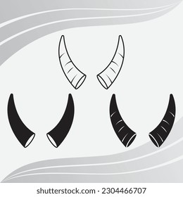 Devil Horn, Devil Horn eps, Devil Horn Silhouette, Devil Horn Icon eps