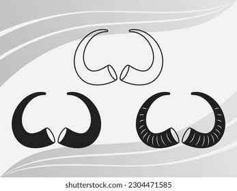 Devil Horn, Devil Horn eps, Devil Horn Silhouette, Devil Horn Icon 