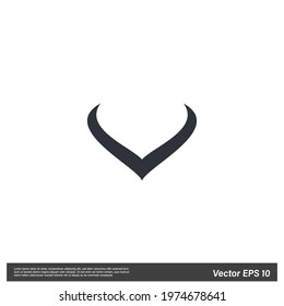 devil horn icon sign vector illustration 