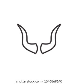 devil horn logo design inspiration