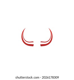 Devil Horn logo vector flat design