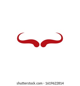 Devil horn logo vector illustration