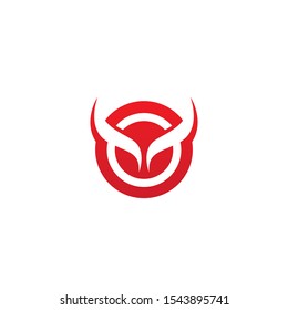 Devil horn Vector icon design illustration logo Template