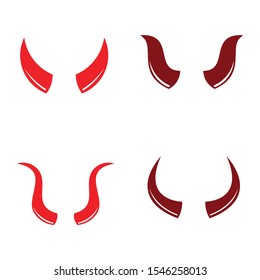 Devil horn Vector icon design illustration