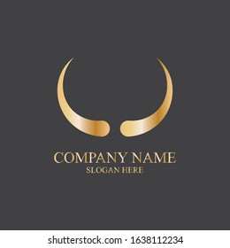 Devil horn Vector icon design illustration Template