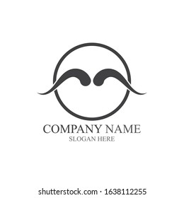 Devil horn Vector icon design illustration Template