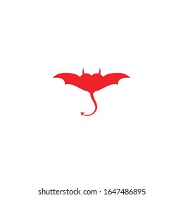 Devil horn Vector icon design illustration logo Template