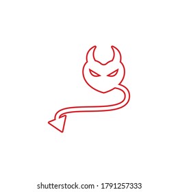 Devil horn Vector icon design illustration logo Template