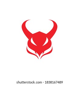 Devil horn Vector icon design illustration logo Template