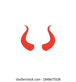 Devil horn Vector icon design illustration logo Template