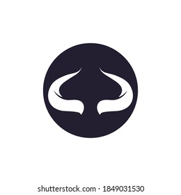 Devil horn Vector icon design illustration logo Template