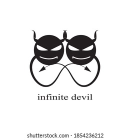 Devil horn Vector icon design illustration logo Template