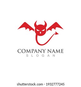 Devil horn Vector icon design illustration logo Template