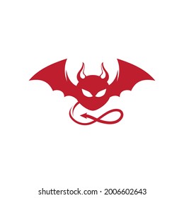 Devil horn Vector icon design illustration Template