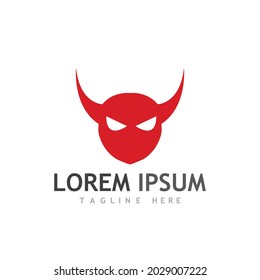 Devil horn Vector icon design illustration logo Template