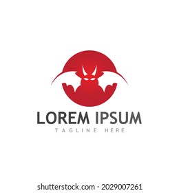 Devil horn Vector icon design illustration logo Template