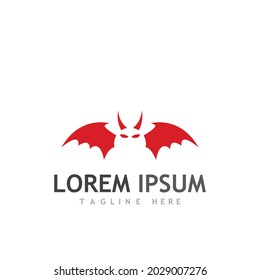 Devil horn Vector icon design illustration logo Template