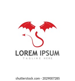 Devil horn Vector icon design illustration logo Template