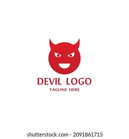 Devil horn Vector icon design illustration logo Template