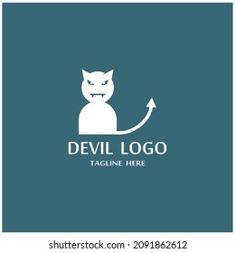 Devil horn Vector icon design illustration logo Template