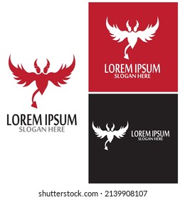 Devil horn Vector icon design illustration logo Template