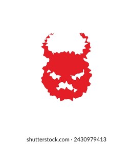 Devil horn Vector icon design illustration logo Template