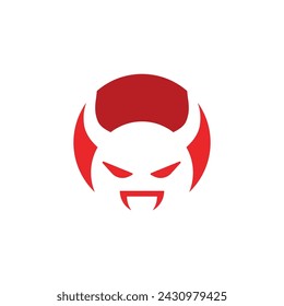 Devil horn Vector icon design illustration logo Template