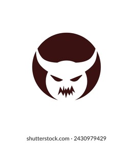 Devil horn Vector icon design illustration logo Template