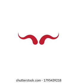 Devil horn  vector template Design