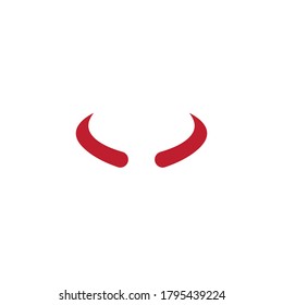 Devil horn  vector template Design