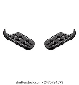 Devil Horns for graphic resources. Vector eps 10
