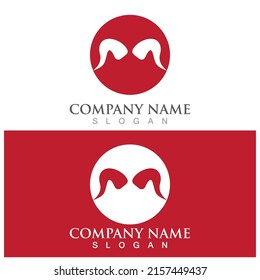 devil horns icon vector illustration template design