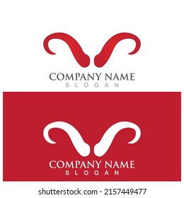 devil horns icon vector illustration template design