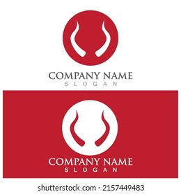 devil horns icon vector illustration template design