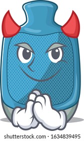 Devil hot water bag Cartoon in character design