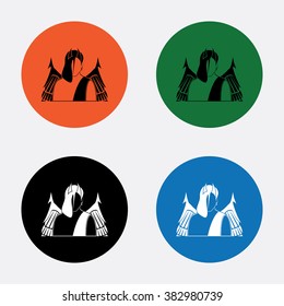 Devil icon. 