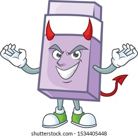 Devil icon eraser cartoon in the character