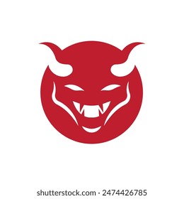 Devil icon illustration flat design
