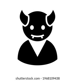 devil icon or logo isolated sign symbol vector illustration - high quality black style vector icons
