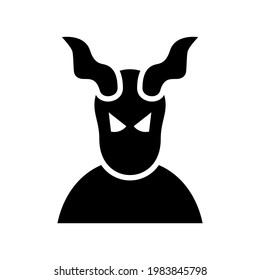 devil icon or logo isolated sign symbol vector illustration - high quality black style vector icons
