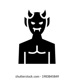 devil icon or logo isolated sign symbol vector illustration - high quality black style vector icons
