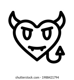 devil icon or logo isolated sign symbol vector illustration - high quality black style vector icons

