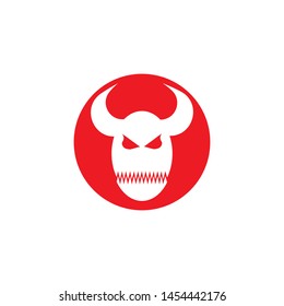 Devil icon in trendy flat style isolated on white background.Symbol for your web site design,logo,app,UI.Vector illustration,EPS