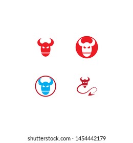 Devil icon in trendy flat style isolated on white background.Symbol for your web site design,logo,app,UI.Vector illustration,EPS