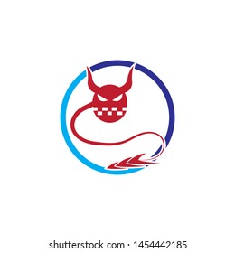 Devil icon in trendy flat style isolated on white background.Symbol for your web site design,logo,app,UI.Vector illustration,EPS