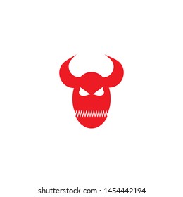 Devil icon in trendy flat style isolated on white background.Symbol for your web site design,logo,app,UI.Vector illustration,EPS