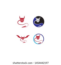Devil icon in trendy flat style isolated on white background.Symbol for your web site design,logo,app,UI.Vector illustration,EPS